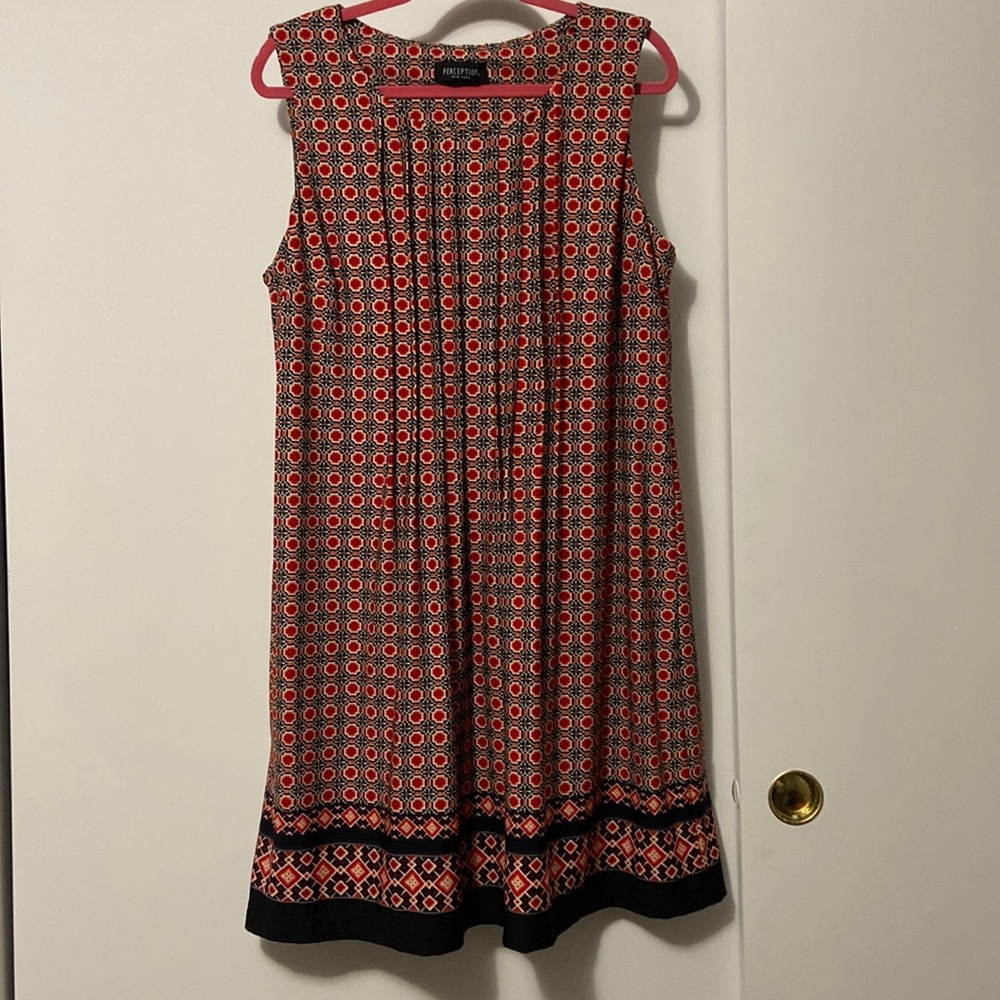 Perceptions Patterned Dress